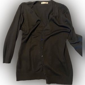 Black cardigan